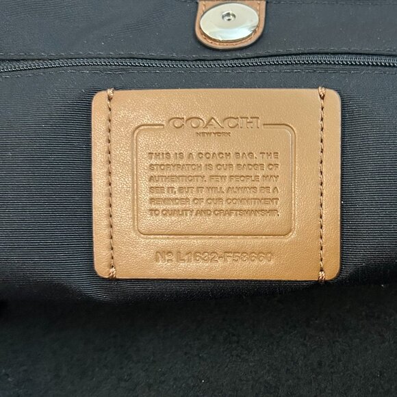 new Coach F58660 Derby Tote Saddle brown leather bag - Picture 7 of 7